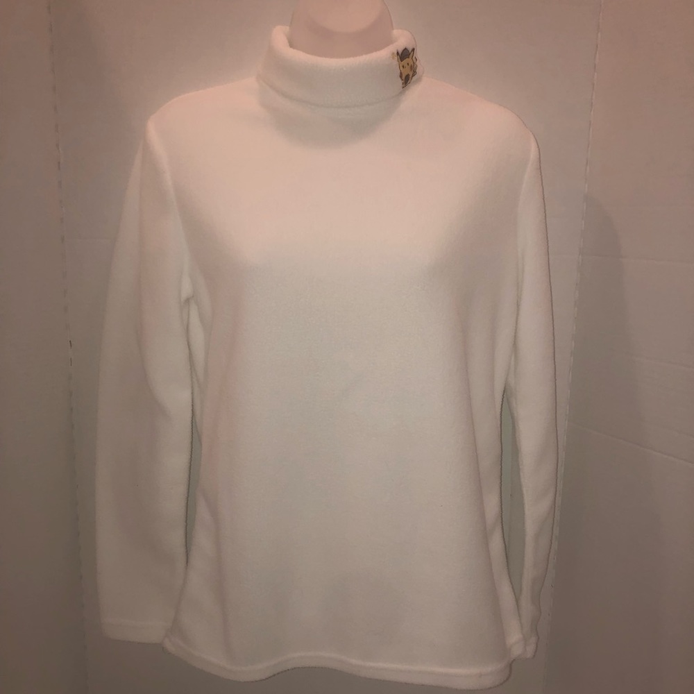 Pikachu pocket monster fleece turtle neck sz s